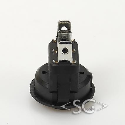 Переключатель KCD1-202/D A2K 6A 3pin BLACK Переключатель KCD1-202/D A2K 6A 3pin BLACK