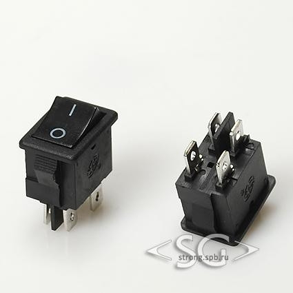 Переключатель RS-601D (KCD1-104BO0111KKA с другими размерами) 6A 4pin BLACK Переключатель RS-601D (KCD1-104BO0111KKA с другими размерами) 6A 4pin BLACK