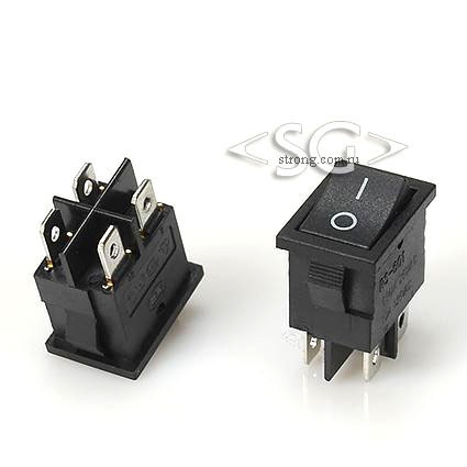 Переключатель RS-601D (KCD1-104BO0111KKA с другими размерами) 6A 4pin BLACK Переключатель RS-601D (KCD1-104BO0111KKA с другими размерами) 6A 4pin BLACK