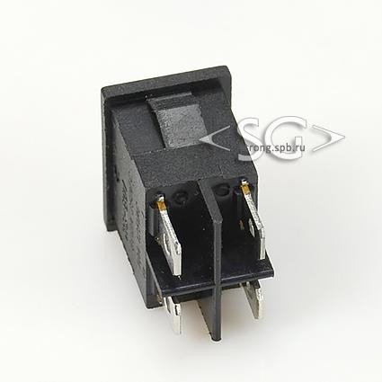Переключатель RS-601D (KCD1-104BO0111KKA с другими размерами) 6A 4pin BLACK Переключатель RS-601D (KCD1-104BO0111KKA с другими размерами) 6A 4pin BLACK