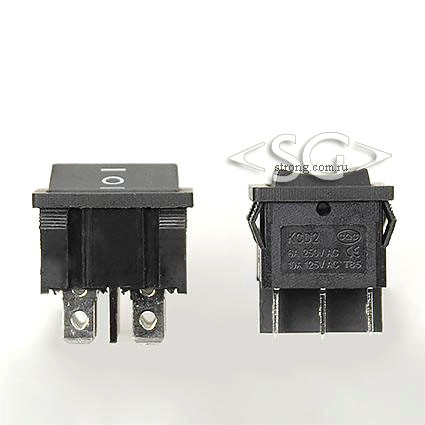 Переключатель KCD5-A (KCD5A203O41KK) (маркировка KCD2) 6A 6pin BLACK Переключатель KCD5-A (KCD5A203O41KK) (маркировка KCD2) 6A 6pin BLACK