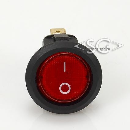 Переключатель KCD1-202/N A2R 6A 3pin RED light Переключатель KCD1-202/N A2R 6A 3pin RED light