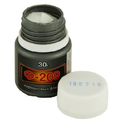Флюс ф-209 (порошковый) 30 гр пластик Флюс ф-209 (порошковый) 30 гр пластик