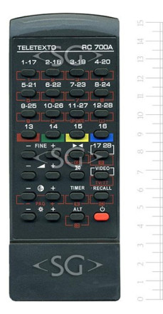 Пульт дистанционного управления для SANYO RC-700A /NOKIA RC-700A Пульт дистанционного управления для SANYO RC-700A /NOKIA RC-700A
