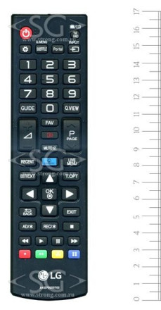 Пульт дистанционного управления для LG AKB75055702 SMART, 3D /orig./ Пульт дистанционного управления для LG AKB75055702 SMART, 3D /orig./