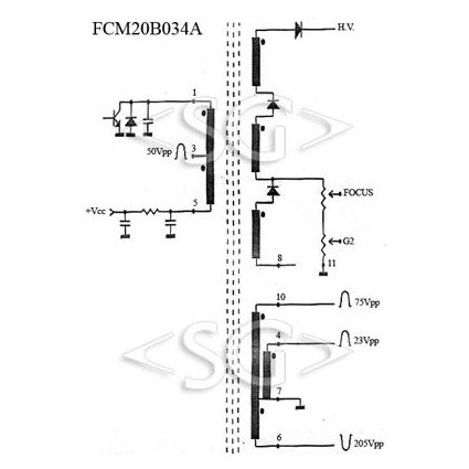 Трансформатор FCM20B034A Трансформатор FCM20B034A