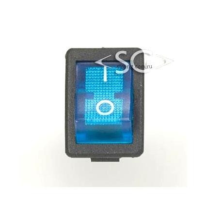 Переключатель KCD1-104B ( KCD1-104BN0111BKA) (маркировка KCD8) 6A 4pin BLUE light Переключатель KCD1-104B ( KCD1-104BN0111BKA) (маркировка KCD8) 6A 4pin BLUE light