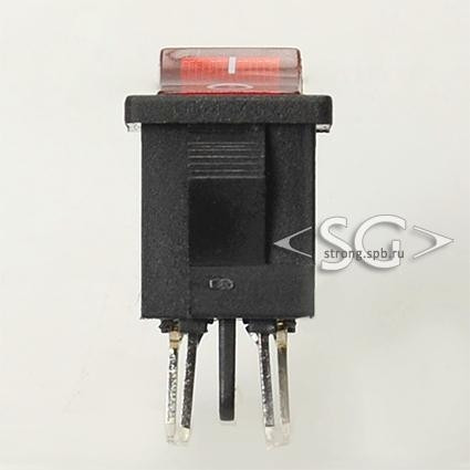 Переключатель KCD1-104B (KCD1-104BN0111RKA) 6A 4pin RED light Переключатель KCD1-104B (KCD1-104BN0111RKA) 6A 4pin RED light