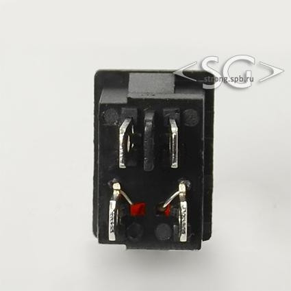 Переключатель KCD1-104B (KCD1-104BN0111RKA) 6A 4pin RED light Переключатель KCD1-104B (KCD1-104BN0111RKA) 6A 4pin RED light