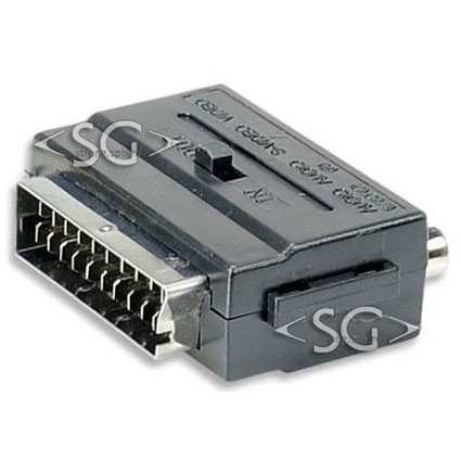 Переходник SCART-3 гнезда RCA (вход-выход) Переходник SCART-3 гнезда RCA (вход-выход)