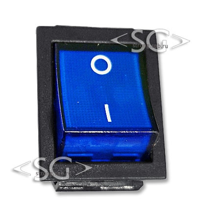 Переключатель KCD4-201 (KCD4-201N11CBKA) 16A 4pin BLUE light Переключатель KCD4-201 (KCD4-201N11CBKA) 16A 4pin BLUE light