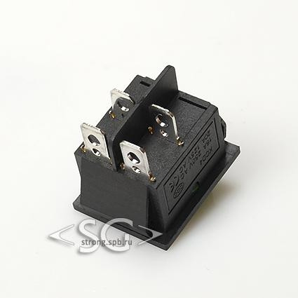 Переключатель KCD4-201 (KCD4-201N11CGKA) 16A 4pin GREEN light Переключатель KCD4-201 (KCD4-201N11CGKA) 16A 4pin GREEN light