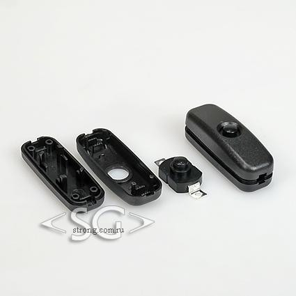 Выкл. сетевой проходной KCD1-340B черный Выкл. сетевой проходной KCD1-340B черный