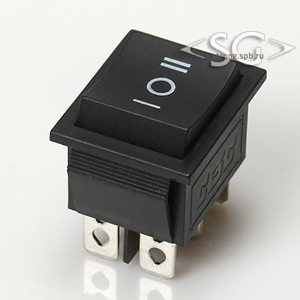 Переключатель KCD4-203 (KCD4-203O71CKKA) 15A 6pin BLACK Переключатель KCD4-203 (KCD4-203O71CKKA) 15A 6pin BLACK