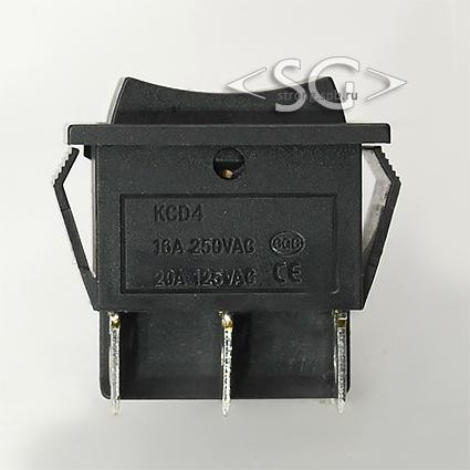 Переключатель KCD4-203 (KCD4-203O71CKKA) 15A 6pin BLACK Переключатель KCD4-203 (KCD4-203O71CKKA) 15A 6pin BLACK