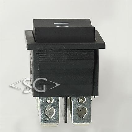 Переключатель KCD4-203 (KCD4-203O71CKKA) 15A 6pin BLACK Переключатель KCD4-203 (KCD4-203O71CKKA) 15A 6pin BLACK