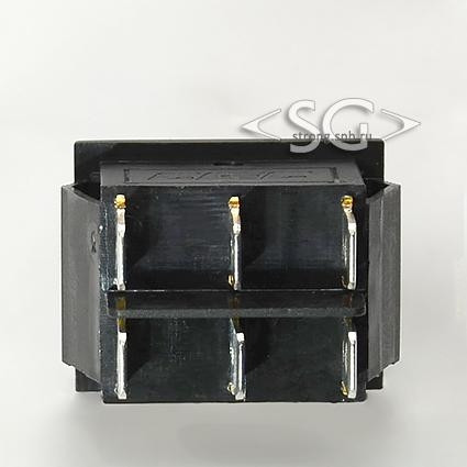 Переключатель KCD4-203 (KCD4-203O71CKKA) 15A 6pin BLACK Переключатель KCD4-203 (KCD4-203O71CKKA) 15A 6pin BLACK