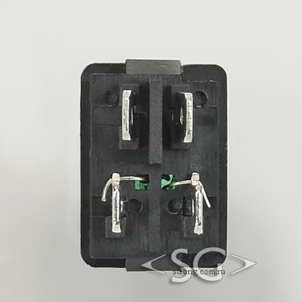 Переключатель KCD1-104B (KCD1-104BN0111GKA) (маркировка KCD8) 6A 4pin GREEN light Переключатель KCD1-104B (KCD1-104BN0111GKA) (маркировка KCD8) 6A 4pin GREEN light