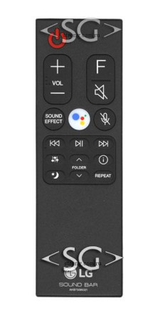 Пульт дистанционного управления для LG AKB75595321 Soundbar /orig./ Пульт дистанционного управления для LG AKB75595321 Soundbar /orig./