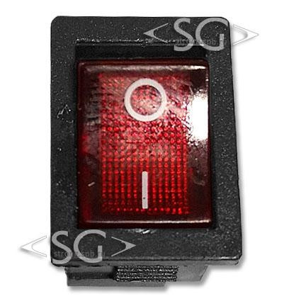 Переключатель KCD1-104B (KCD1-104BN0111RKA) 6A 4pin RED light Переключатель KCD1-104B (KCD1-104BN0111RKA) 6A 4pin RED light