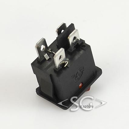 Переключатель KCD1-104B (KCD1-104BN0111YBA) (маркировка KCD8) 6A 4pin YELLOW light Переключатель KCD1-104B (KCD1-104BN0111YBA) (маркировка KCD8) 6A 4pin YELLOW light
