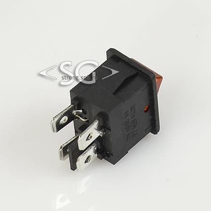 Переключатель KCD1-104B (KCD1-104BN0111YBA) (маркировка KCD8) 6A 4pin YELLOW light Переключатель KCD1-104B (KCD1-104BN0111YBA) (маркировка KCD8) 6A 4pin YELLOW light