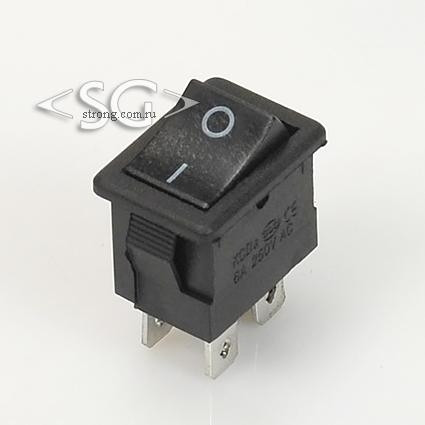 Переключатель KCD1-104B (KCD1-104BO0111KKA) (маркировка KCD6) 6A 4pin BLACK Переключатель KCD1-104B (KCD1-104BO0111KKA) (маркировка KCD6) 6A 4pin BLACK