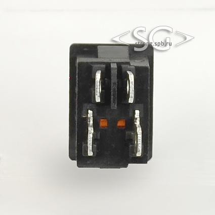 Переключатель KCD1-104B (KCD1-104BO0111RKA матовый, без подсветки) 6A 4pin RED Переключатель KCD1-104B (KCD1-104BO0111RKA матовый, без подсветки) 6A 4pin RED