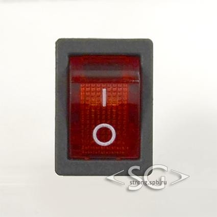 Переключатель KCD1-104B (KCD1-104BO0111RKA матовый, без подсветки) 6A 4pin RED Переключатель KCD1-104B (KCD1-104BO0111RKA матовый, без подсветки) 6A 4pin RED