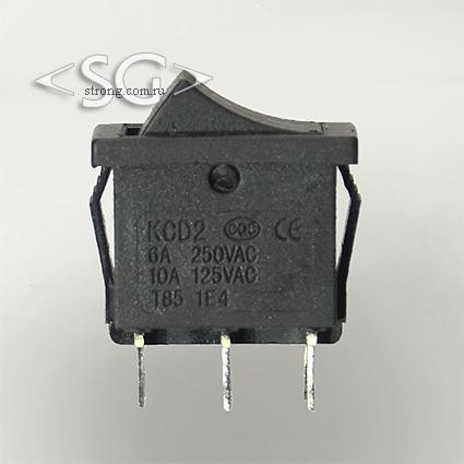 Переключатель KCD1-202 (KCD1-20211KK) (маркировка KCD2) 6A 6pin BLACK Переключатель KCD1-202 (KCD1-20211KK) (маркировка KCD2) 6A 6pin BLACK