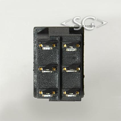 Переключатель KCD1-202 (KCD1-20211KK) (маркировка KCD2) 6A 6pin BLACK Переключатель KCD1-202 (KCD1-20211KK) (маркировка KCD2) 6A 6pin BLACK