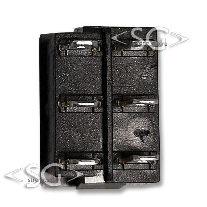 Переключатель KCD1-20331KK 6A 6pin BLACK Переключатель KCD1-20331KK 6A 6pin BLACK