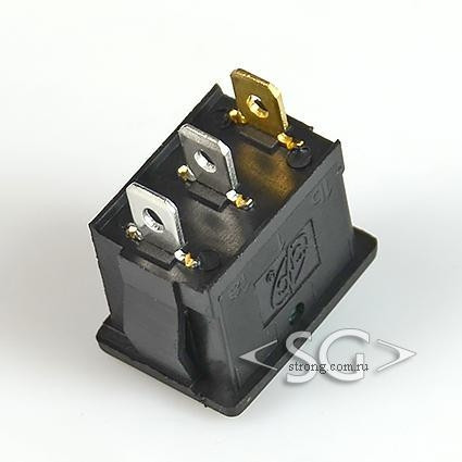 Переключатель KCD1-B2 (KCD1-B2101N11GK) (маркировка KCD7) 6A 3pin GREEN light Переключатель KCD1-B2 (KCD1-B2101N11GK) (маркировка KCD7) 6A 3pin GREEN light