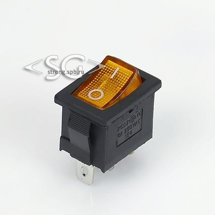 Переключатель KCD1-B2 (KCD1-B2101N11YK) (маркировка KCD7) 6A 3pin YELLOW light Переключатель KCD1-B2 (KCD1-B2101N11YK) (маркировка KCD7) 6A 3pin YELLOW light