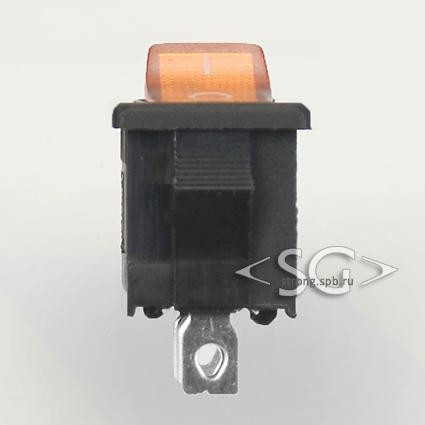 Переключатель KCD1-B2 (KCD1-B2101N11YK) (маркировка KCD7) 6A 3pin YELLOW light Переключатель KCD1-B2 (KCD1-B2101N11YK) (маркировка KCD7) 6A 3pin YELLOW light