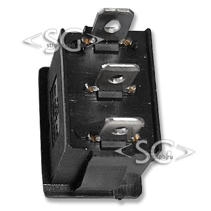 Переключатель KCD1-B2 (KCD1-B2101O11KK) (маркировка KCD7) 6A 3pin BLACK Переключатель KCD1-B2 (KCD1-B2101O11KK) (маркировка KCD7) 6A 3pin BLACK