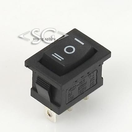 Переключатель KCD1-B2 (KCD1-B2103O41KK) (маркировка KCD1-103) 6A 3pin BLACK Переключатель KCD1-B2 (KCD1-B2103O41KK) (маркировка KCD1-103) 6A 3pin BLACK