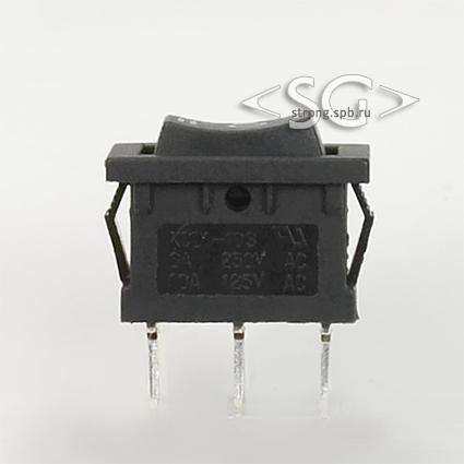 Переключатель KCD1-B2 (KCD1-B2103O41KK) (маркировка KCD1-103) 6A 3pin BLACK Переключатель KCD1-B2 (KCD1-B2103O41KK) (маркировка KCD1-103) 6A 3pin BLACK