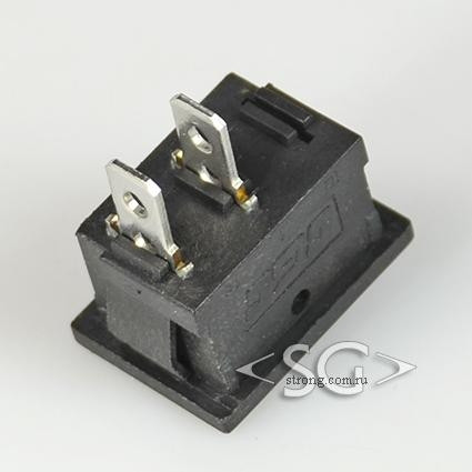 Переключатель KCD1-FP (KCD1-FP10111KKA) 6A 2pin BLACK Переключатель KCD1-FP (KCD1-FP10111KKA) 6A 2pin BLACK