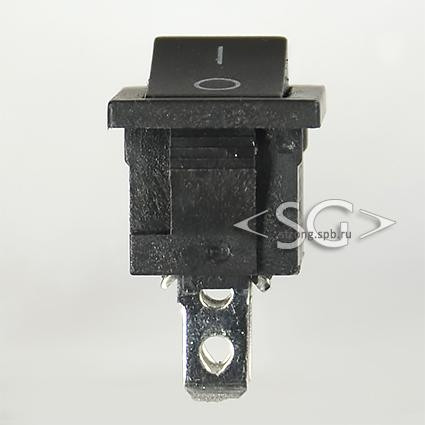 Переключатель KCD1-FP (KCD1-FP10111KKA) 6A 2pin BLACK Переключатель KCD1-FP (KCD1-FP10111KKA) 6A 2pin BLACK