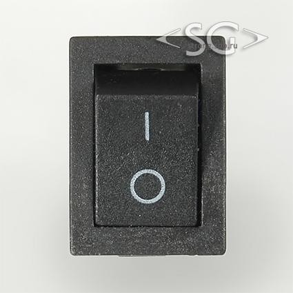 Переключатель KCD1-FP (KCD1-FP10111KKA) 6A 2pin BLACK Переключатель KCD1-FP (KCD1-FP10111KKA) 6A 2pin BLACK