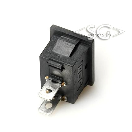 Переключатель KCD1-FP (KCD1-FP10211KKA) 6A 2pin BLACK Переключатель KCD1-FP (KCD1-FP10211KKA) 6A 2pin BLACK