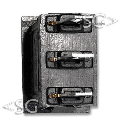 Переключатель KCD11-A (KCD11A10211KK) 3A 3pin BLACK Переключатель KCD11-A (KCD11A10211KK) 3A 3pin BLACK