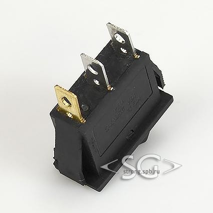 Переключатель KCD3-1 (KCD3-101L81DRK) (маркировка KCD2) 16A 3pin BLACK light Переключатель KCD3-1 (KCD3-101L81DRK) (маркировка KCD2) 16A 3pin BLACK light