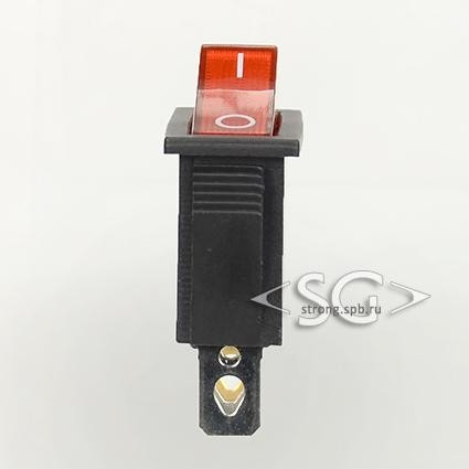 Переключатель KCD3-1 (KCD3-101N11CRK) 16A 3pin RED light Переключатель KCD3-1 (KCD3-101N11CRK) 16A 3pin RED light