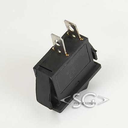 Переключатель KCD3-1 (KCD3-101O11CKK) (маркировка KCD2) 16A 2pin BLACK Переключатель KCD3-1 (KCD3-101O11CKK) (маркировка KCD2) 16A 2pin BLACK