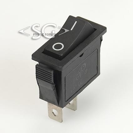 Переключатель KCD3-1 (KCD3-101O11CKK) (маркировка KCD2) 16A 2pin BLACK Переключатель KCD3-1 (KCD3-101O11CKK) (маркировка KCD2) 16A 2pin BLACK