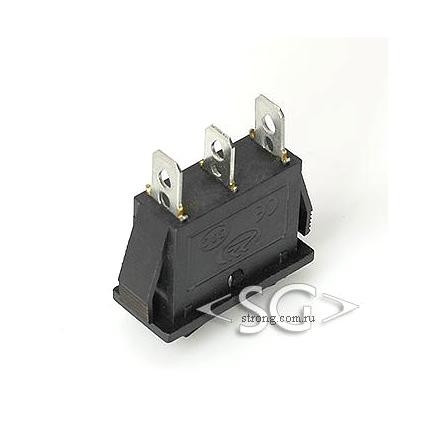Переключатель KCD3-1 (KCD3-103O71CKK) 16A 3pin BLACK Переключатель KCD3-1 (KCD3-103O71CKK) 16A 3pin BLACK
