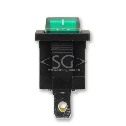 Переключатель KCD1-B2 (KCD1-B2101N11GK)* 6A 3pin GREEN light Переключатель KCD1-B2 (KCD1-B2101N11GK)* 6A 3pin GREEN light