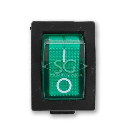 Переключатель KCD1-B2 (KCD1-B2101N11GK)* 6A 3pin GREEN light Переключатель KCD1-B2 (KCD1-B2101N11GK)* 6A 3pin GREEN light